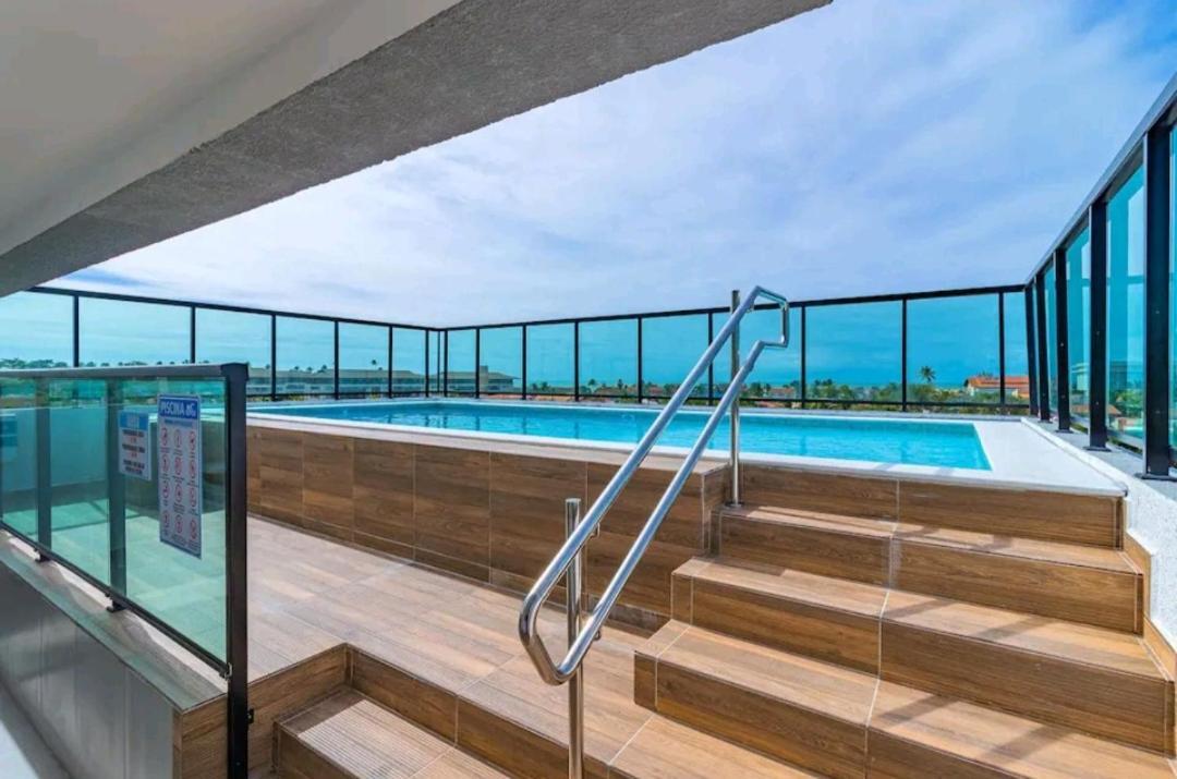 Flat Mobiliado, Com Piscina, 300M Da Praia! Porto de Galinhas Luaran gambar